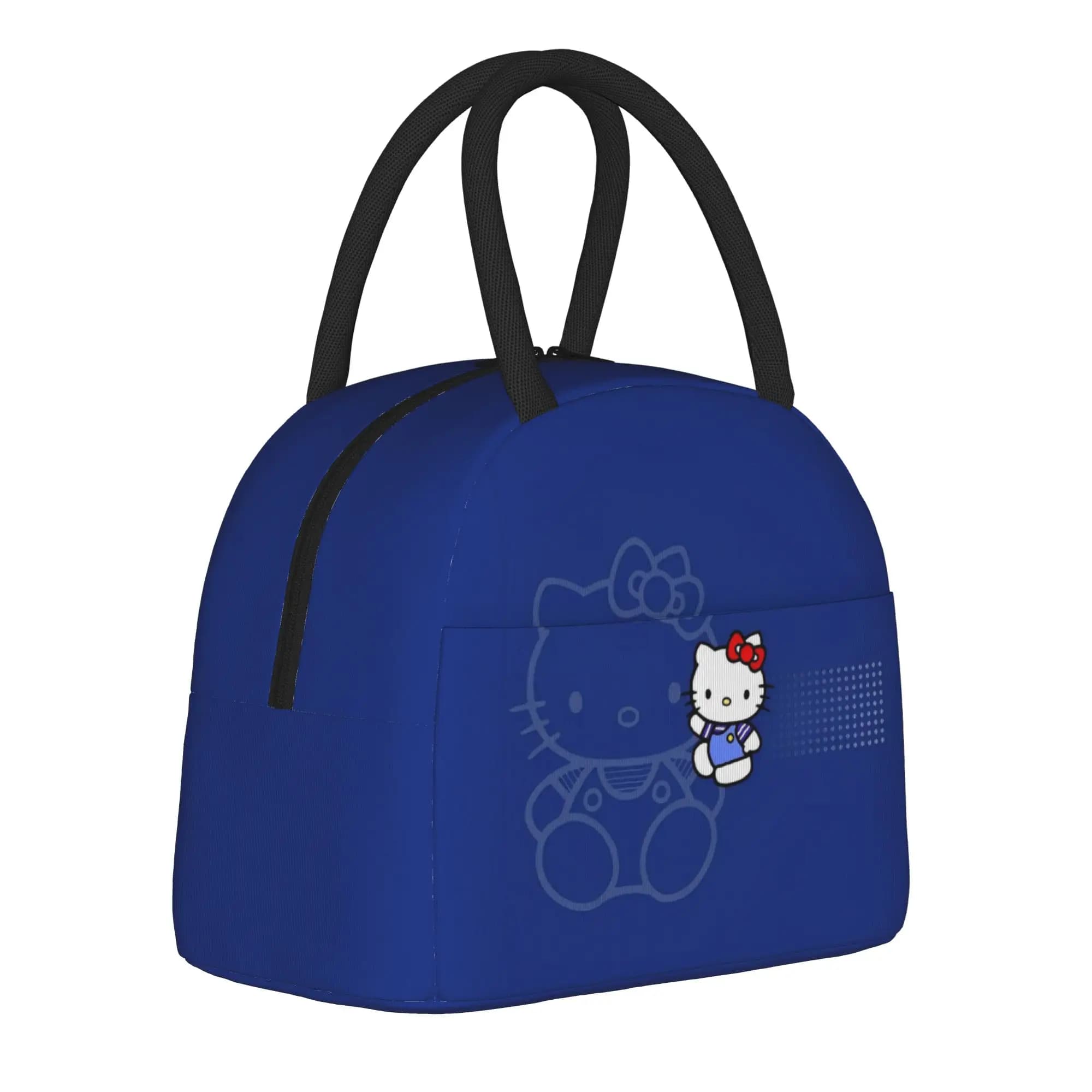Borsa termica per il pranzo Hello Kitty, contenitore per il pranzo, simpatici personaggi dei cartoni animati, borsa per il pranzo, borsa per la conservazione degli alimenti, per il college