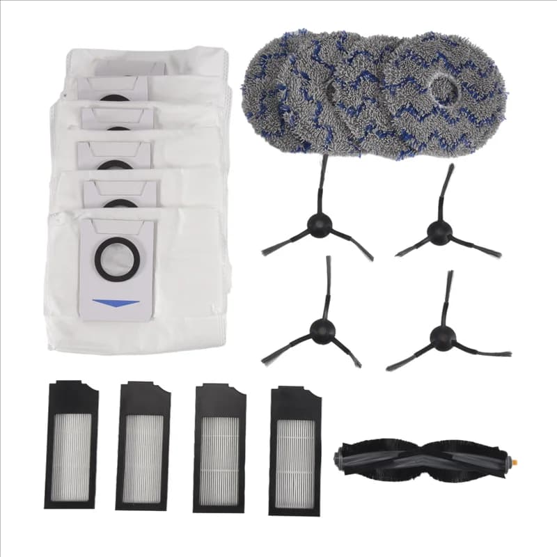 -A94Z Accessori per Ecovacs X1 Omni Turbo Robot aspirapolvere Pezzi di ricambio Spazzola principale Rullo Spazzola laterale Filtro Mop Pad Sacchetto per la polvere
