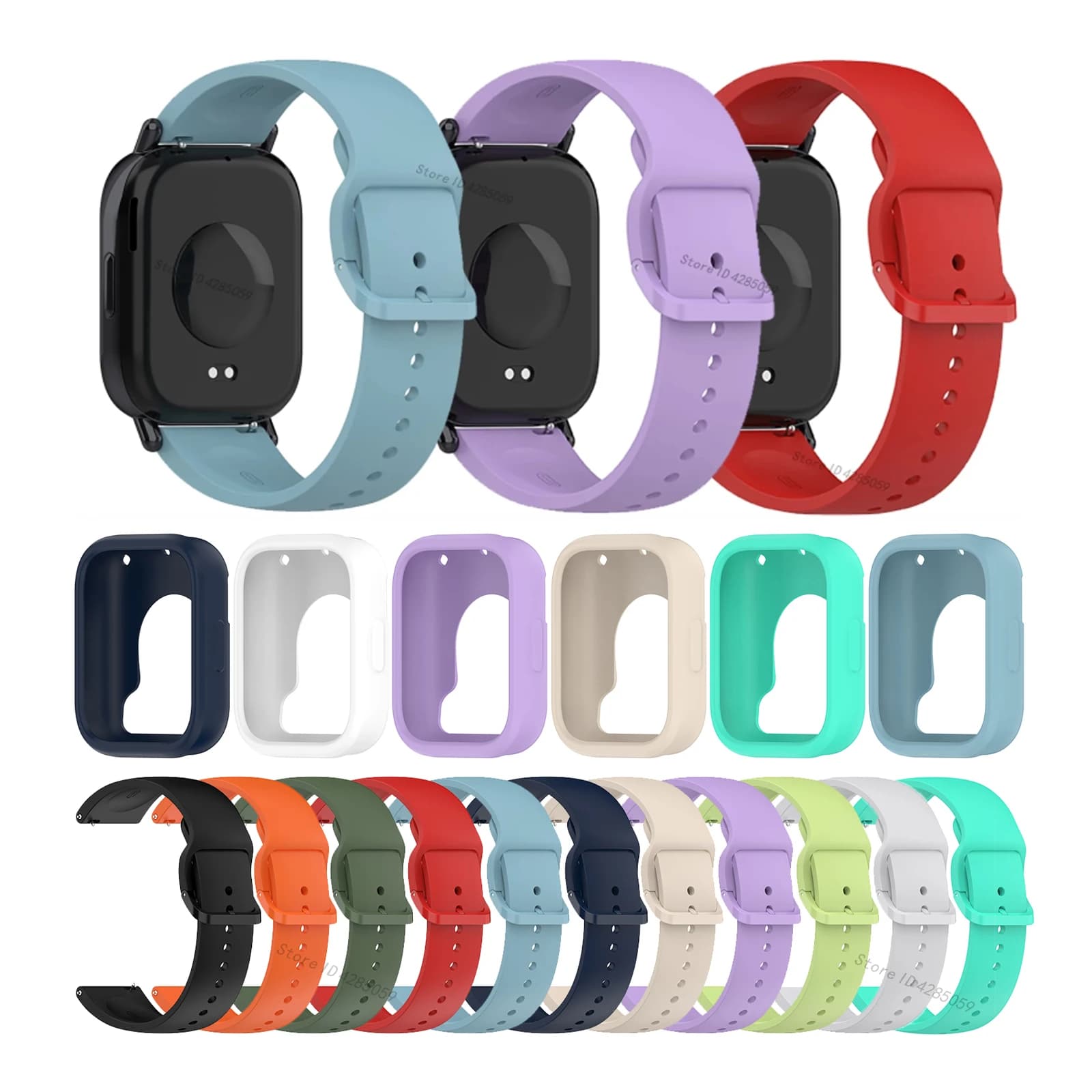 Silicone Strap Case For Redmi Watch 5 Active Smart watch Bracelet Watchband For Redmi Watch 5Lite Replacement Strap Accessories