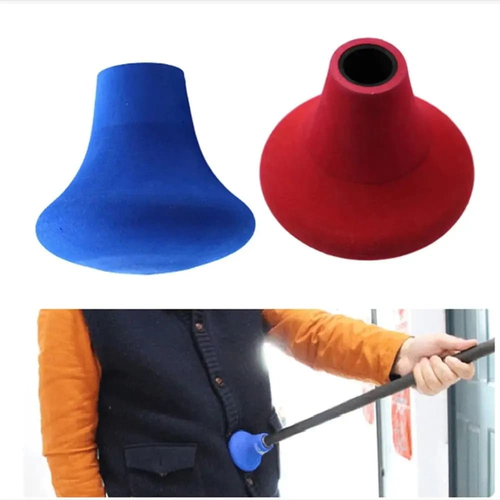 Portable Non-slip Rod Holder Ball Head Lightweight Butt Cap Absorption Fishing Rod Belly Top For Boat Fishing And Rafting