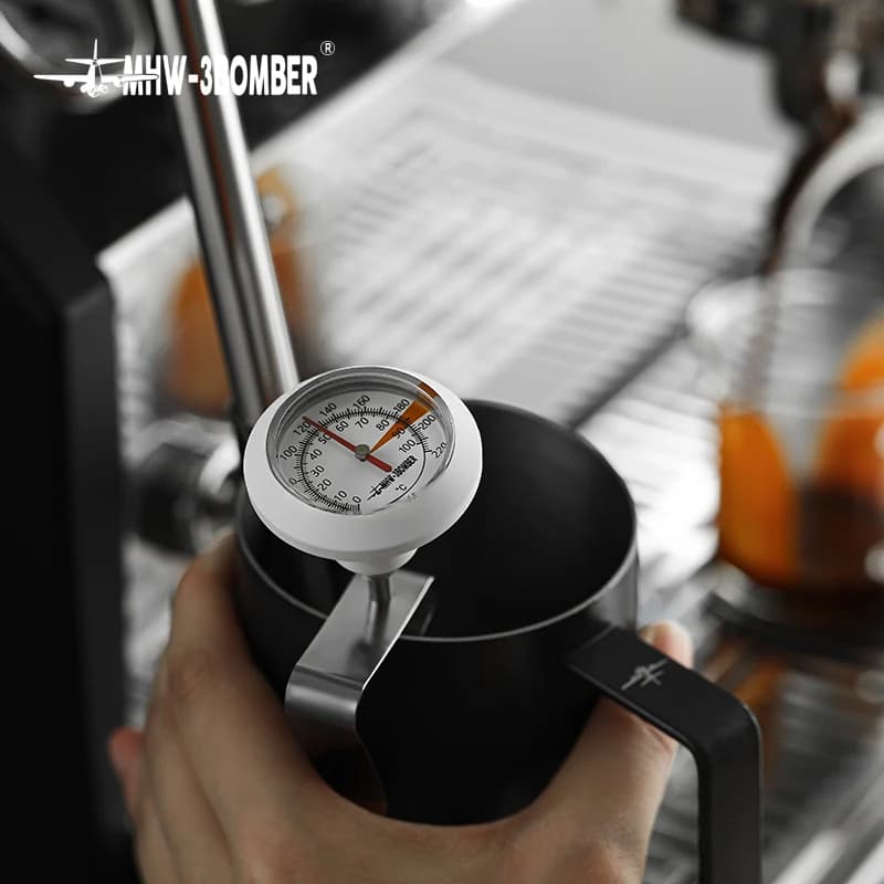 MHW-3BOMERO from 0 to100 °C Coffee maker dial thermometer Milk Foam Brock Professional Coffee Cooking Temperature Measuring Instruments