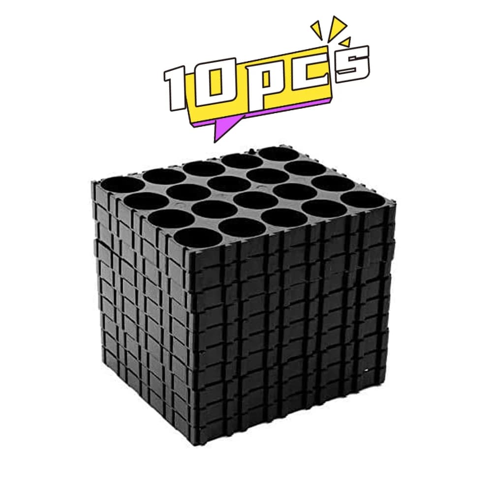 5-10pcs 4x5 Cell Holder 18650 supporto per batteria al litio batterie Pack staffa di supporto in plastica per lo stoccaggio del pacco batteria 18650