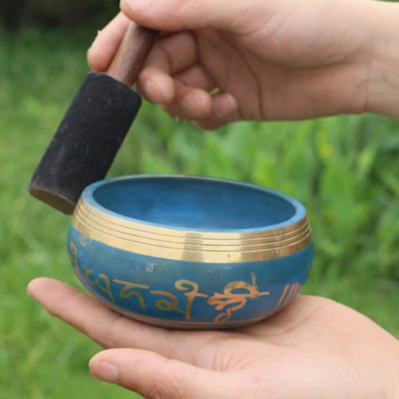 Nepal Singing Bowl Meditation Buddha Song Bowl Handmade Percussion Instruments Portable Tibetan Singing Bowls Musical Instrument