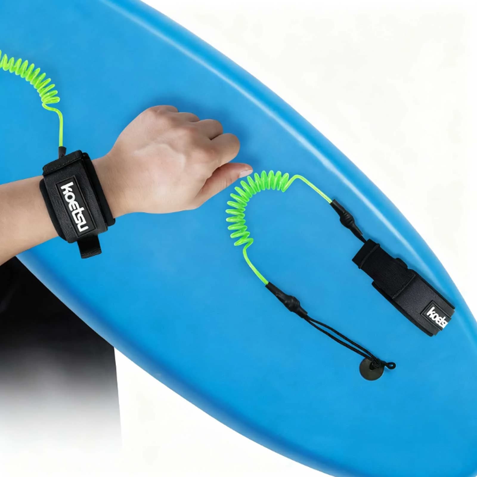 Stand UP Paddle Board Leg Rope TPU Material Strong Cord Surfboard Ankle Leash Elastic Stretchable Suitable for Training Exercise