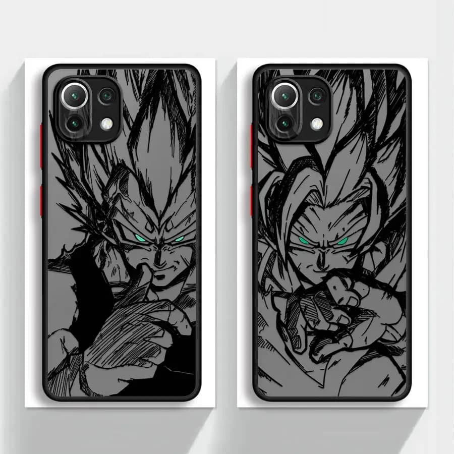 Dragon Ball Goku Vegeta Custodia morbida per telefono per Poco X3 Pro C40 X5 Pro F3 X3 NFC X4 Pro 5G C51 C50 M5s