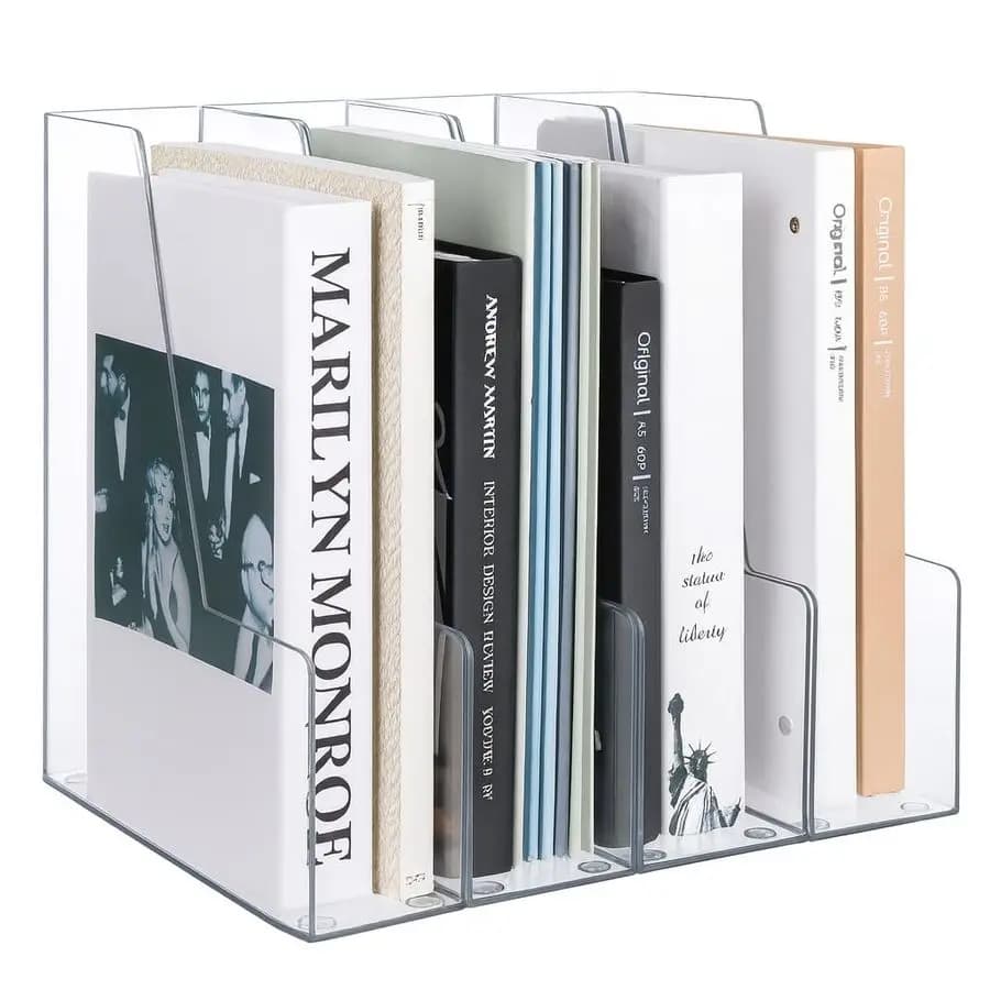 Portariviste, Organizzatore per Documenti Trasparente, Organizzatore da Scrivania e Contenitori per Riviste, Raccoglitori, Quaderni, Buste
