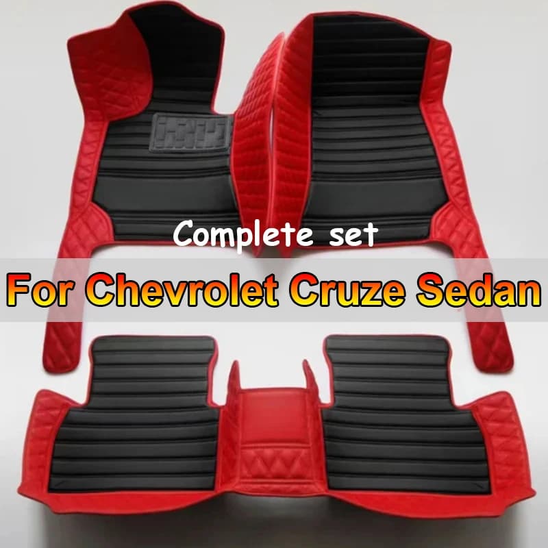 Tappetini auto Per Chevrolet Cruze Berlina 2009 2010 2011 2012 2013 2014 Auto Personalizzata Rilievi Del Piede Tappeto Copertura Accessori Interni