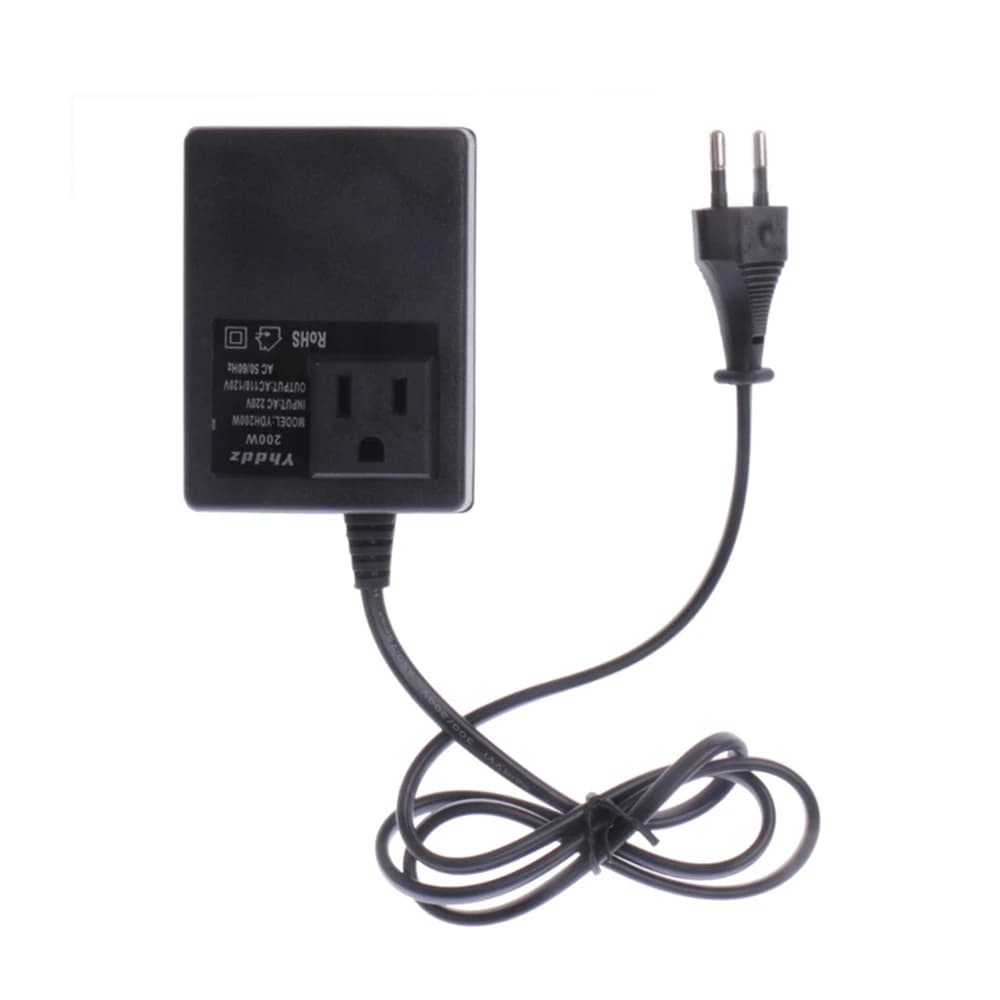 AC Power Adapter 200W EU 220V To 110V Voltage Step Down Travel Voltage Transformer Converter