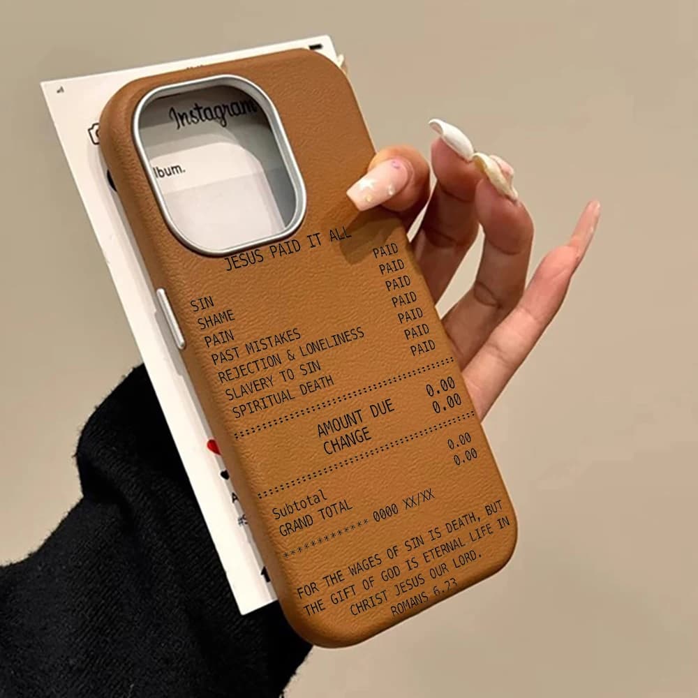 For iPhone 17 Pro Max 15 14 13 12 11 16 Pro XS X XR 7 8 Plus 16E 17 Air Fashion Creative List Phone Case Shockproof Bumper Cover