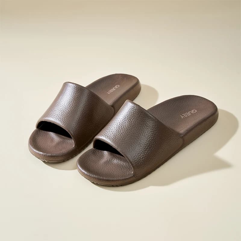 Sandali Unisex in EVA con Texture Lychee, Ciabatte Morbide Antiscivolo per Bagno