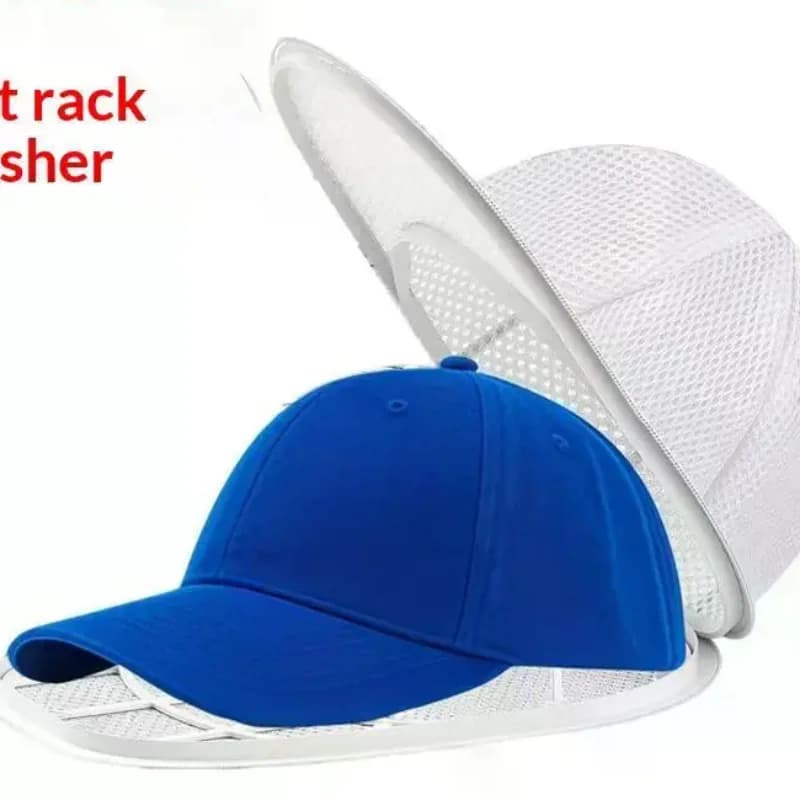 Durable Mesh Cap Laundry Bag With Anti Deformation Design And Smooth Zipper For Washing Machine Cleaning Baseball Caps