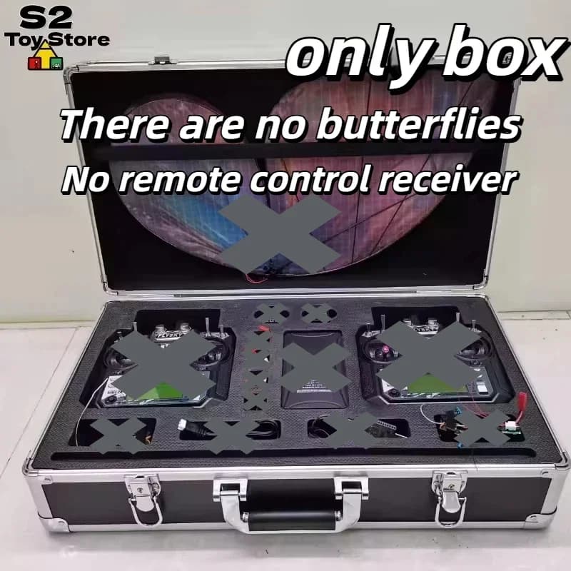 Butterfly Shaped Drone with Remote Controlled Bionics, with Portable Mirror Housing on the Ball and Internal Use
