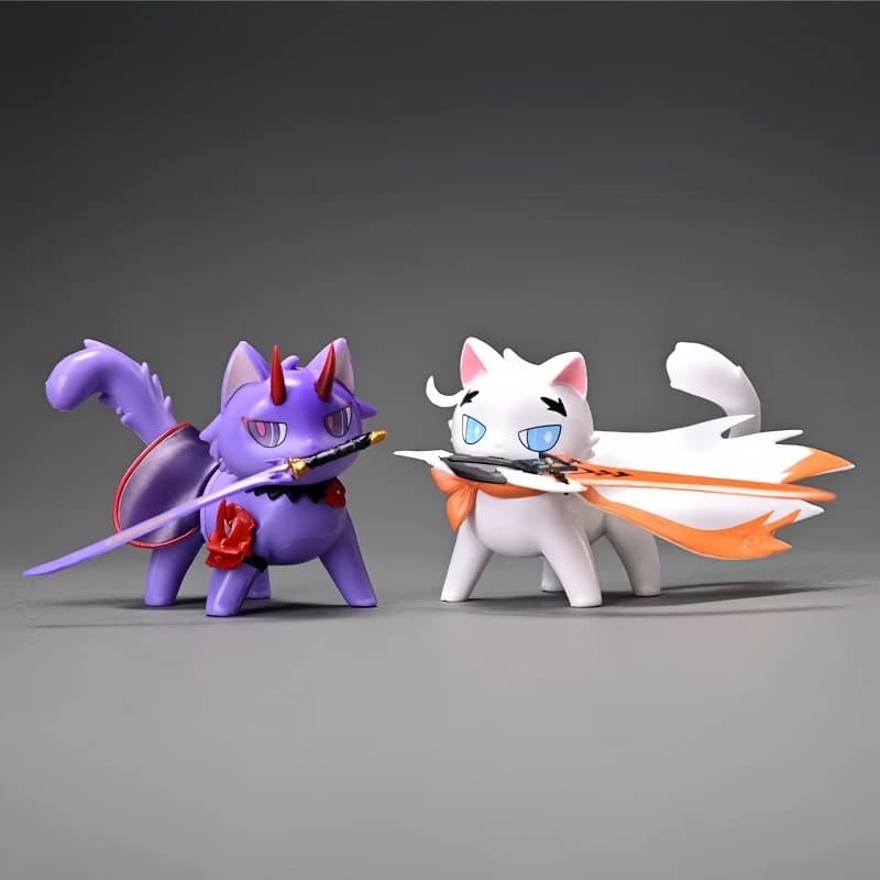 Nuovo arrivo Honkai Impact Iii periferiche Thunderbolt Mei Qi Cat Kiana Mei Cat Anime figure modello ornamento regali regalo di Halloween