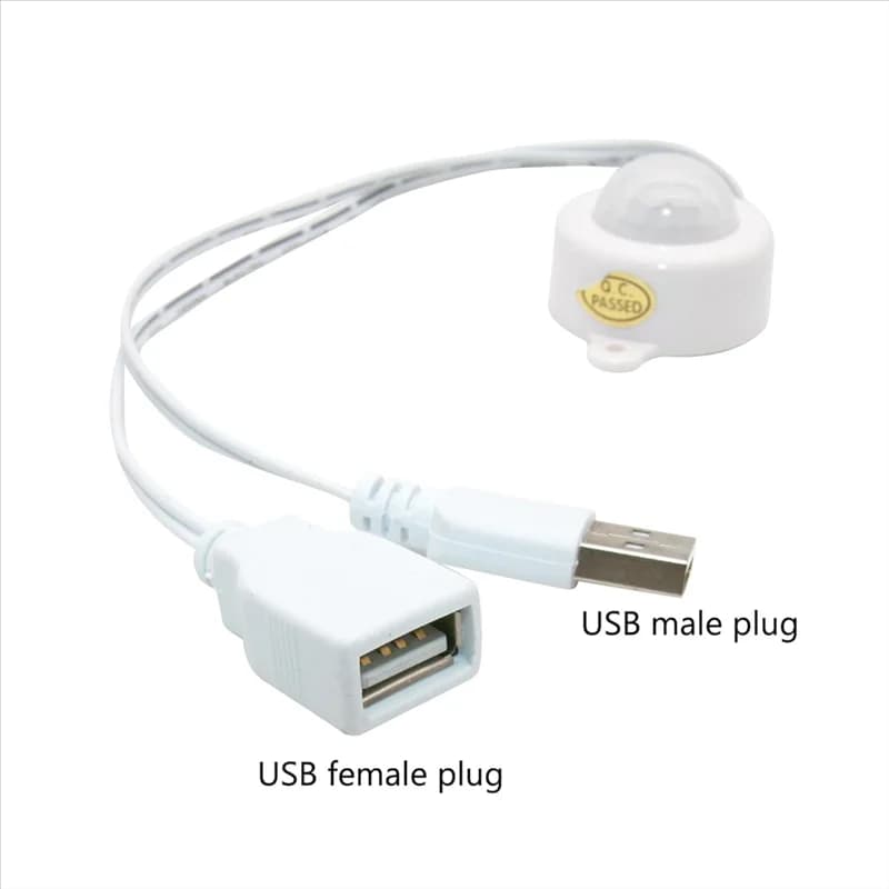 ABVO-Mini LED Motion Sensor Switch, IR Activated LED Switch Controller With USB Cable For LED Light Strips