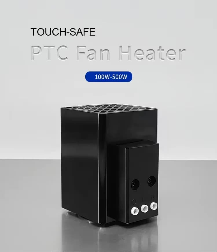 Riscaldatore PTC 220V 250~450W Riscaldatore termostatico in ceramica isolato con ventola Riscaldatore elettrico per incubatrice isolante per animali domestici
