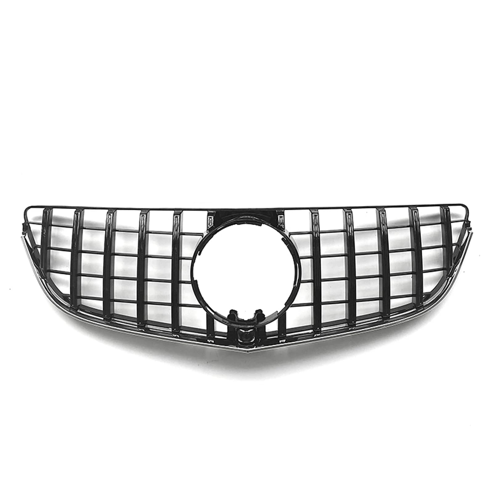 GT Style Front Bumper Grille Grill For Mercedes Benz E Coupe W207 C207 A207 2014-2017 2 Door E250 E350 E400 E500 Upper Hood Mesh