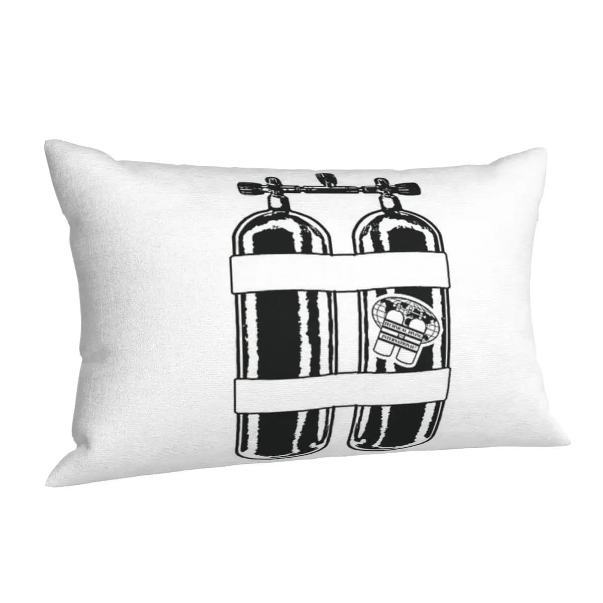 Scuba Diving Dive Diver Sea Snorkeling Sport Rectangular pillow lining Decorative bedroom Comfort for home Shooting cushion