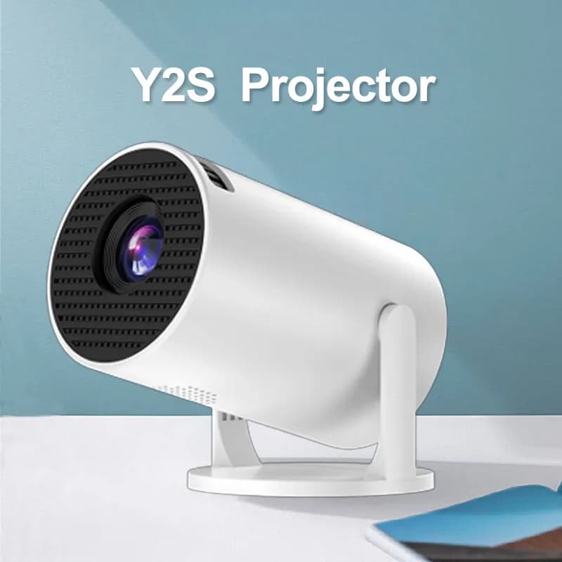 Proiettore Y2S. Piccolo proiettore. Comodo da trasportare, proiezione a qualsiasi momento, cinema mobile, supporta la proiezione ad alta definizione.