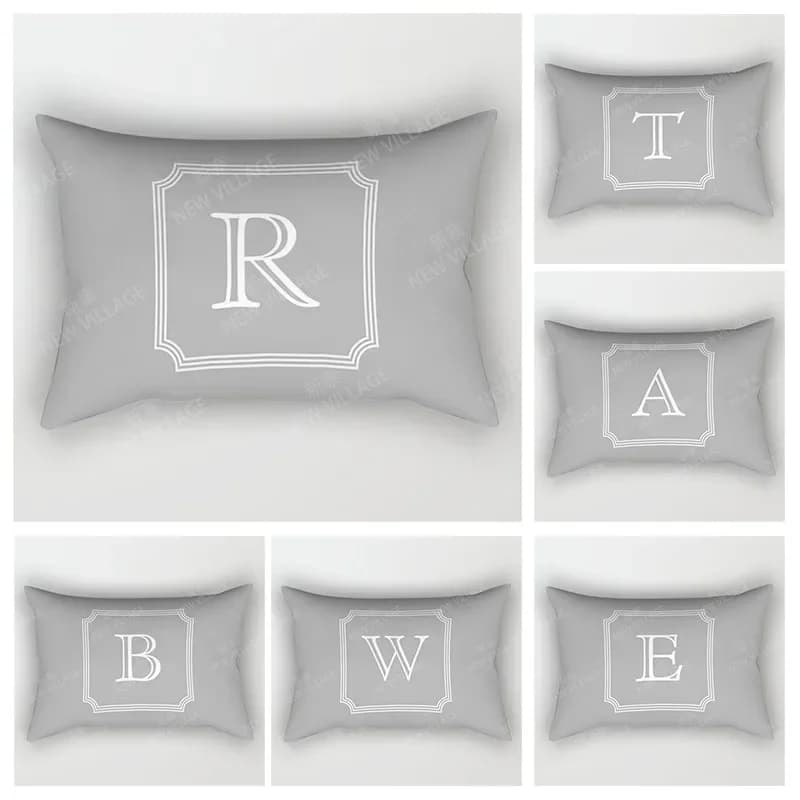 Nordic fall home decor 30*50 pillowcase modern sofa boho living room lining cushion 50x70 30x50cm 40x60cm simple letter