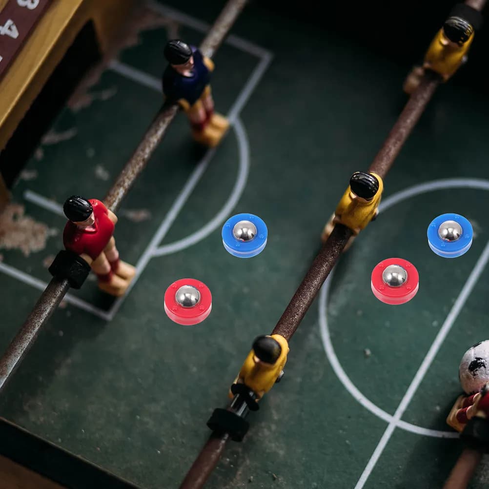 Set di 16 Palline Scorrevoli per Calcio Balilla, Attrezzatura Robusta Antiruggine per Gioco del Shuffleboard, Parti di Ricambio