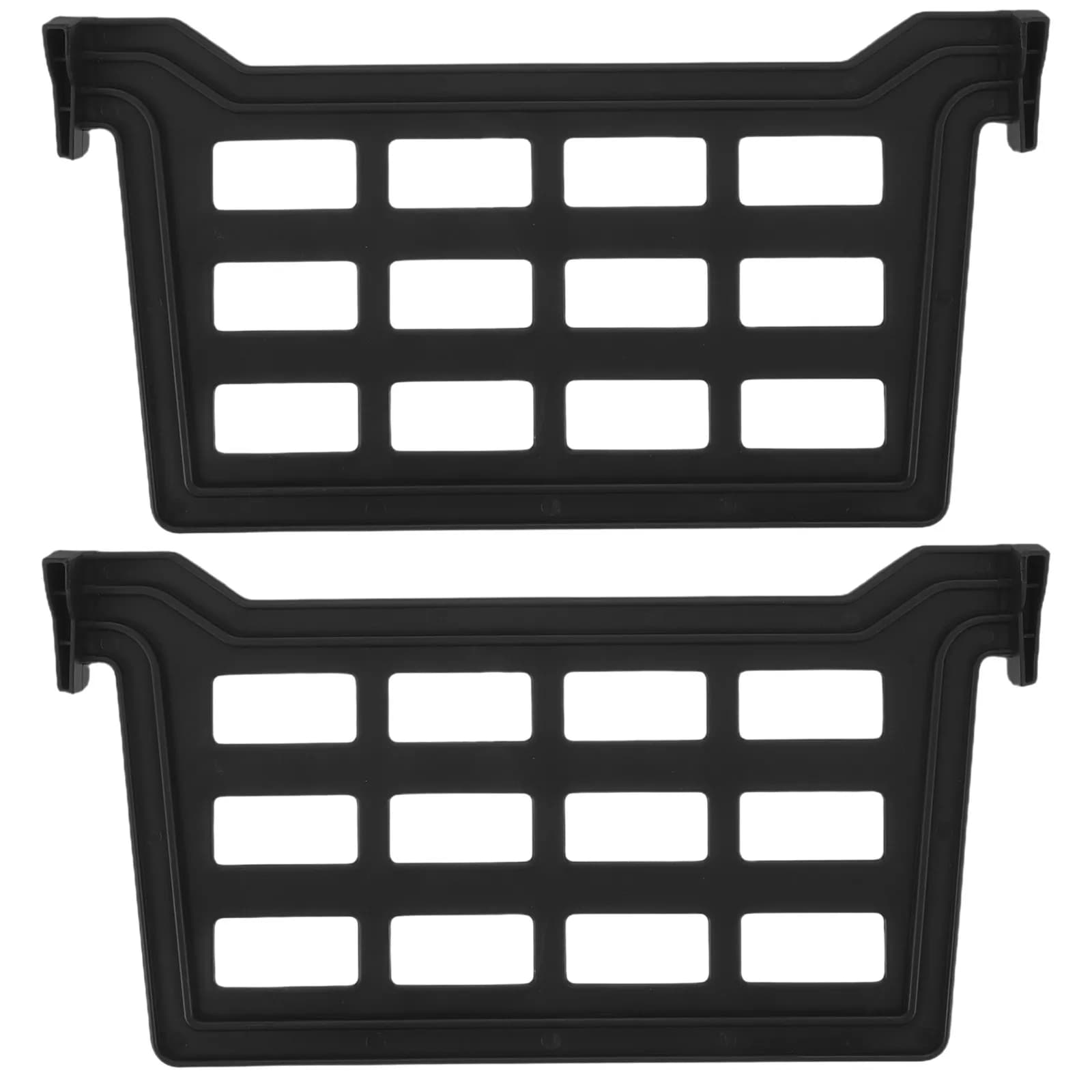 Rear Under Seat Cargo Divider Organizer for Cars Non-Slip Heavy-Duty Vehicle Interior Storage Partition Easy Install Lightweight