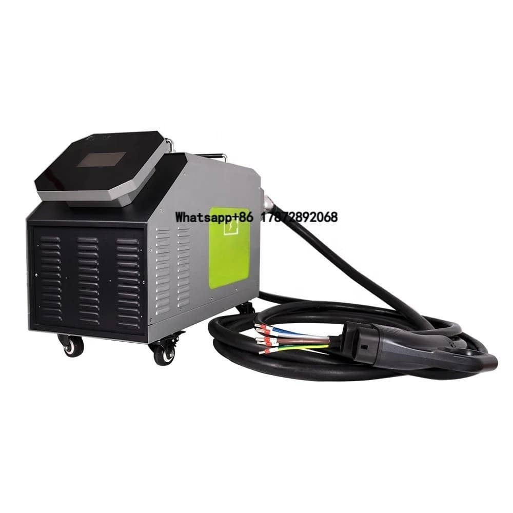 Caricatore EV Portatile Intelligente 3 in 1 CCS1 21KW 220V Monofase DC, Stazione di Ricarica Mobile per Veicoli Elettrici, Caricatori CCS