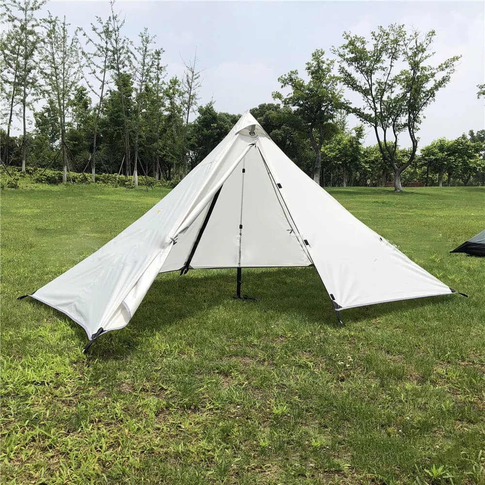 UnPole Ultra Lightweight Outdoor Hiking Mountaineering Camping Pyramid Tent Outdoor Equipment Shelter Windproof Sunshade Tent