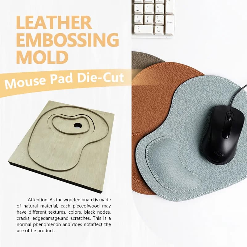 Leather Mousepad Die Cutter Convenient Material Cutting Simple Durable Design for Office And Gaming Use