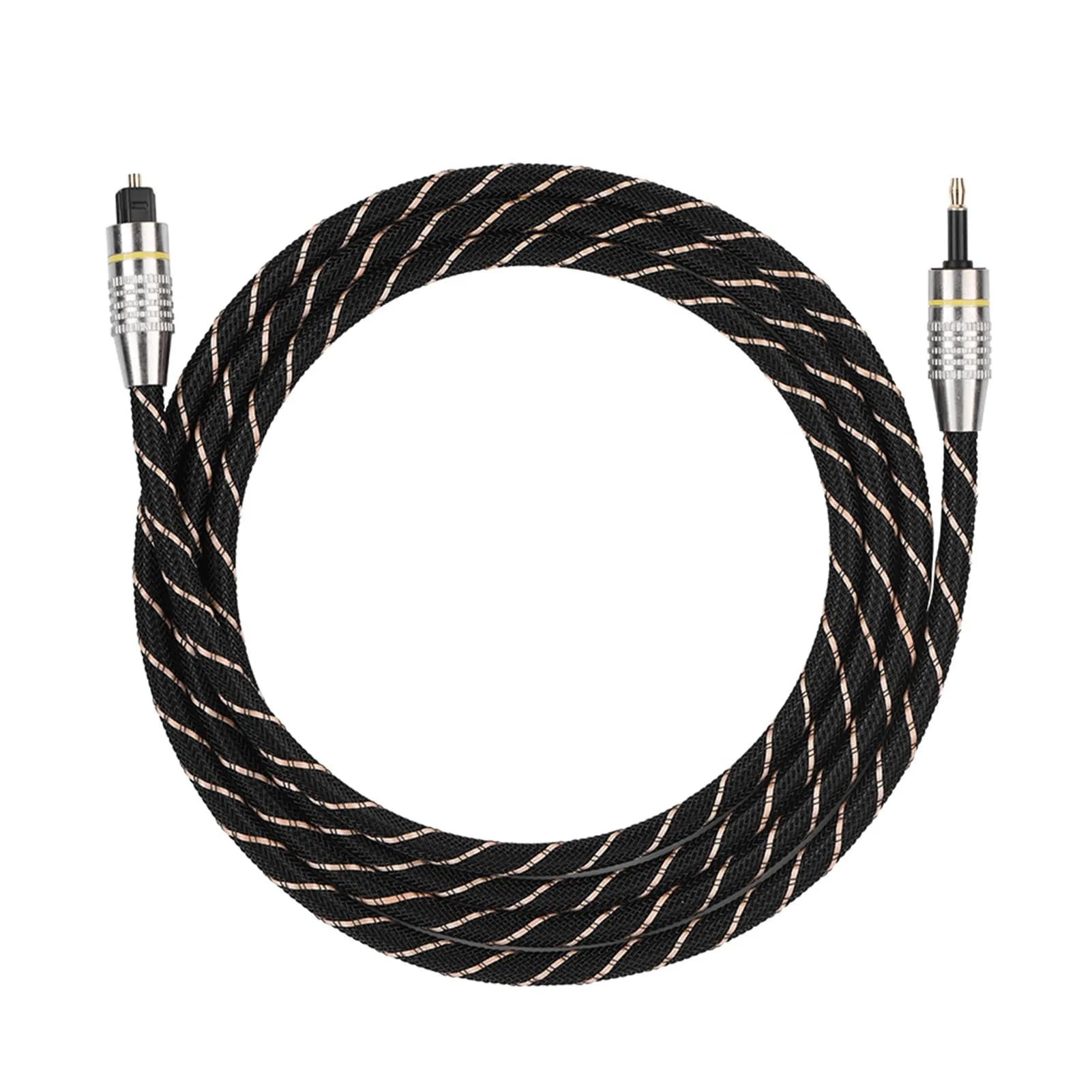 Toslink to Mini Plug 3.5mm Optical Fiber Digital Audio Cable SPDIF Gold Plated Connector