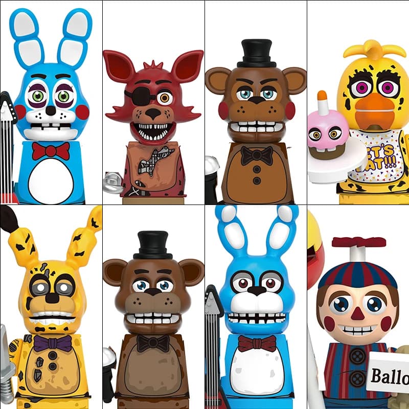 V1004 Anime Cartoon Modello Mattoni Orribile Thriller Mini Compatibile Assemblare Puzzle Giocattolo Building Blocks ragazzo Regali Di Compleanno