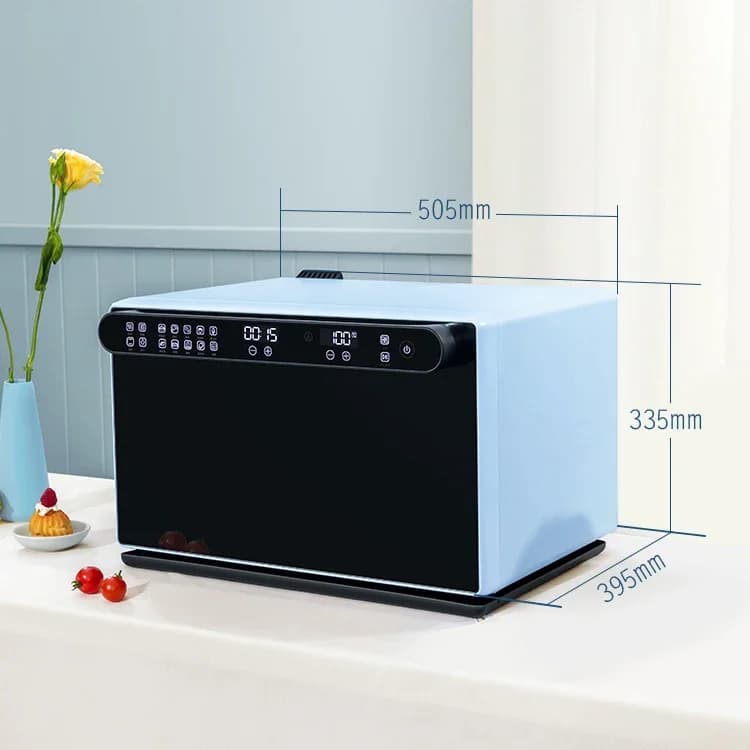 Forno a vapore da tavolo Friggitrice ad aria multifunzione Forno a vapore a tre strati Macchina all-in-one