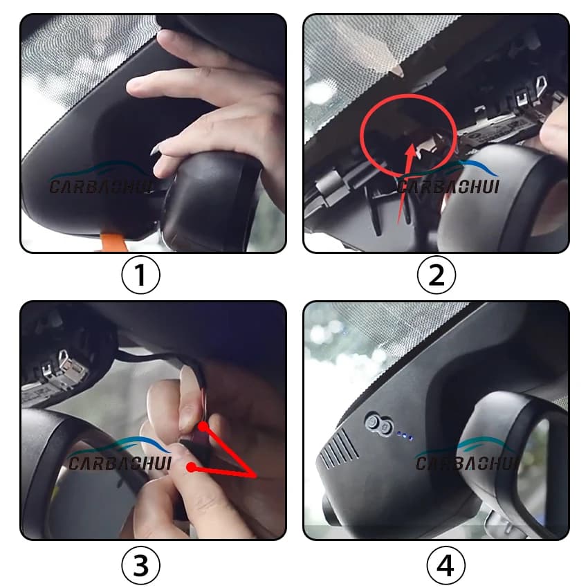 HD 4K Easy to install Car DVR For BMW MINI Cooper Countryman Club man Convertible Cabrio ONEWiFi Video Recorder Dash Cam Camera