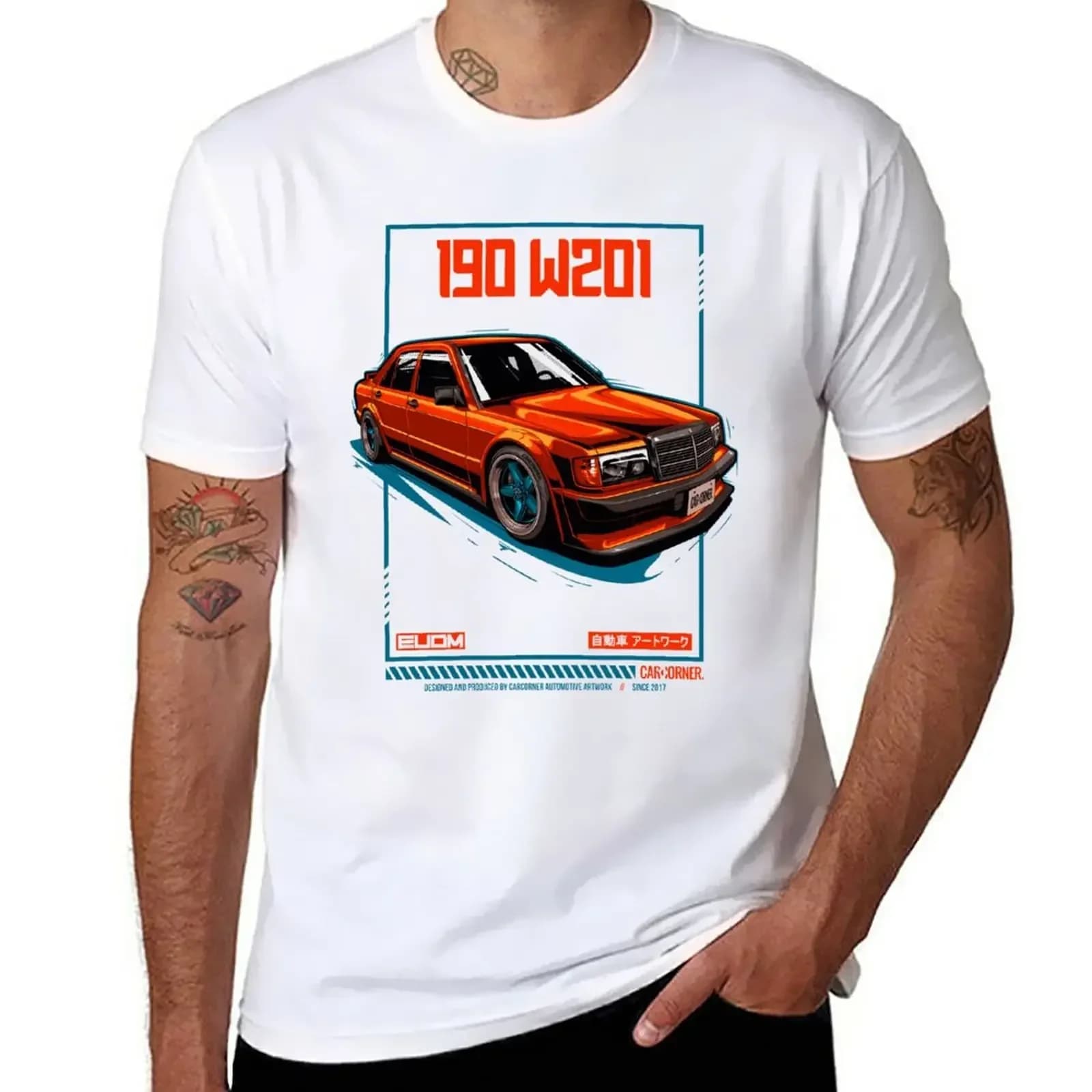 Germany EUDM190E W201 - CarCorner top summer kawaii clothes constant designs your men's white shirts