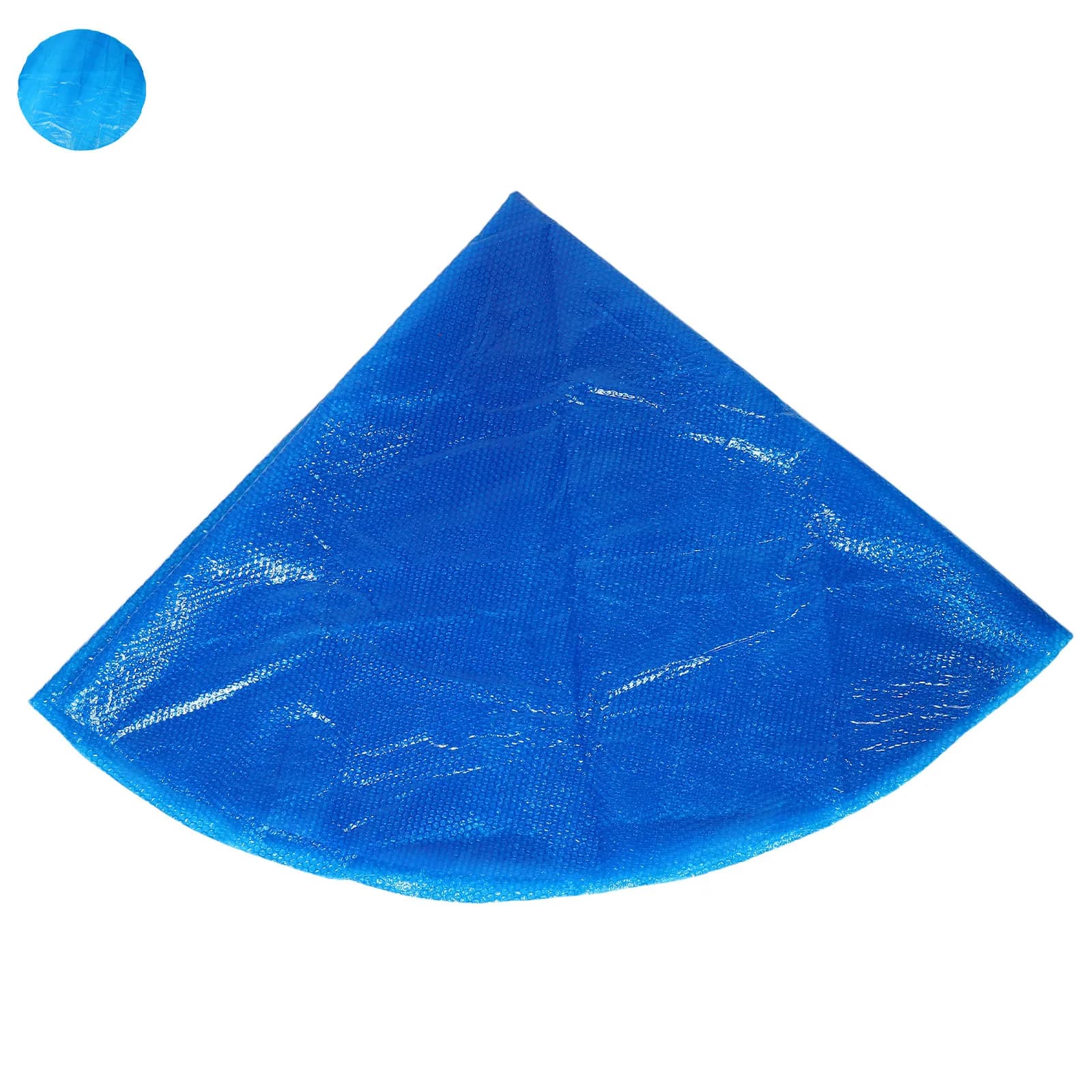Round Inflatable Pool Blanket Thermal Bubble Cover Heat Retention Solar Pool Cover Protects Hot Tub Spa Outdoor Use