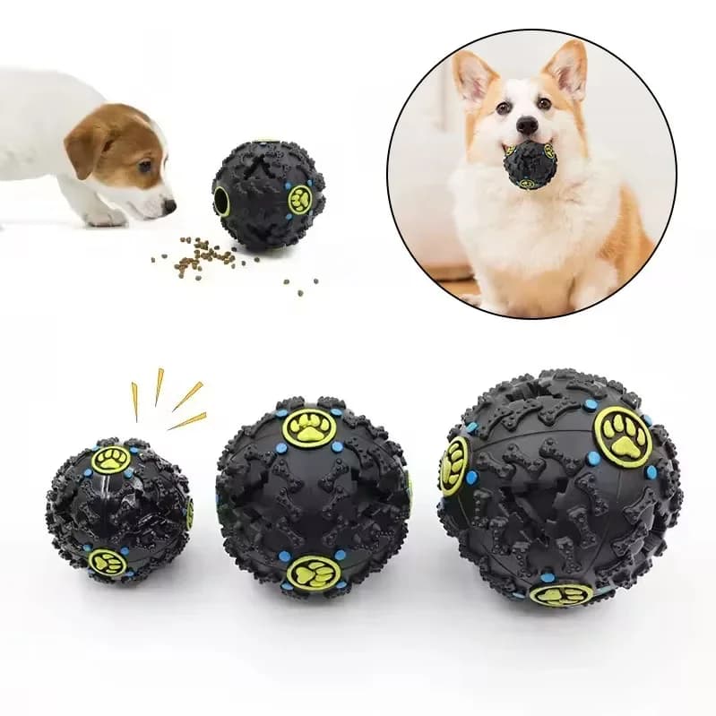 Giocattoli da masticare colorati per animali domestici: oscillante stridulo con suoni divertenti, durevoli, resistenti ai morsi, interattivi e educativi per animali domestici