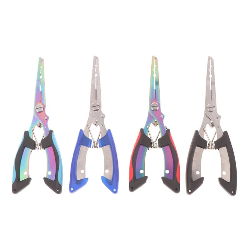 1Pc Multi-funzionale Pinze Da Pesca Antiscivolo In Acciaio Inox Linea di Pesca Taglierina Legato Ganci Pinze Portatile Split Ring Opener