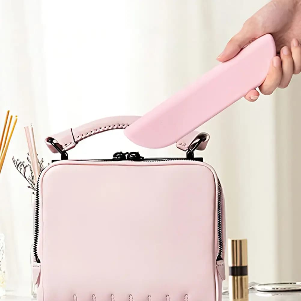 Organizer Silicone Laptop for Makeup Brushes, Umbrella Brush Travel Case, Fondotinta e Labbra, Desk Container
