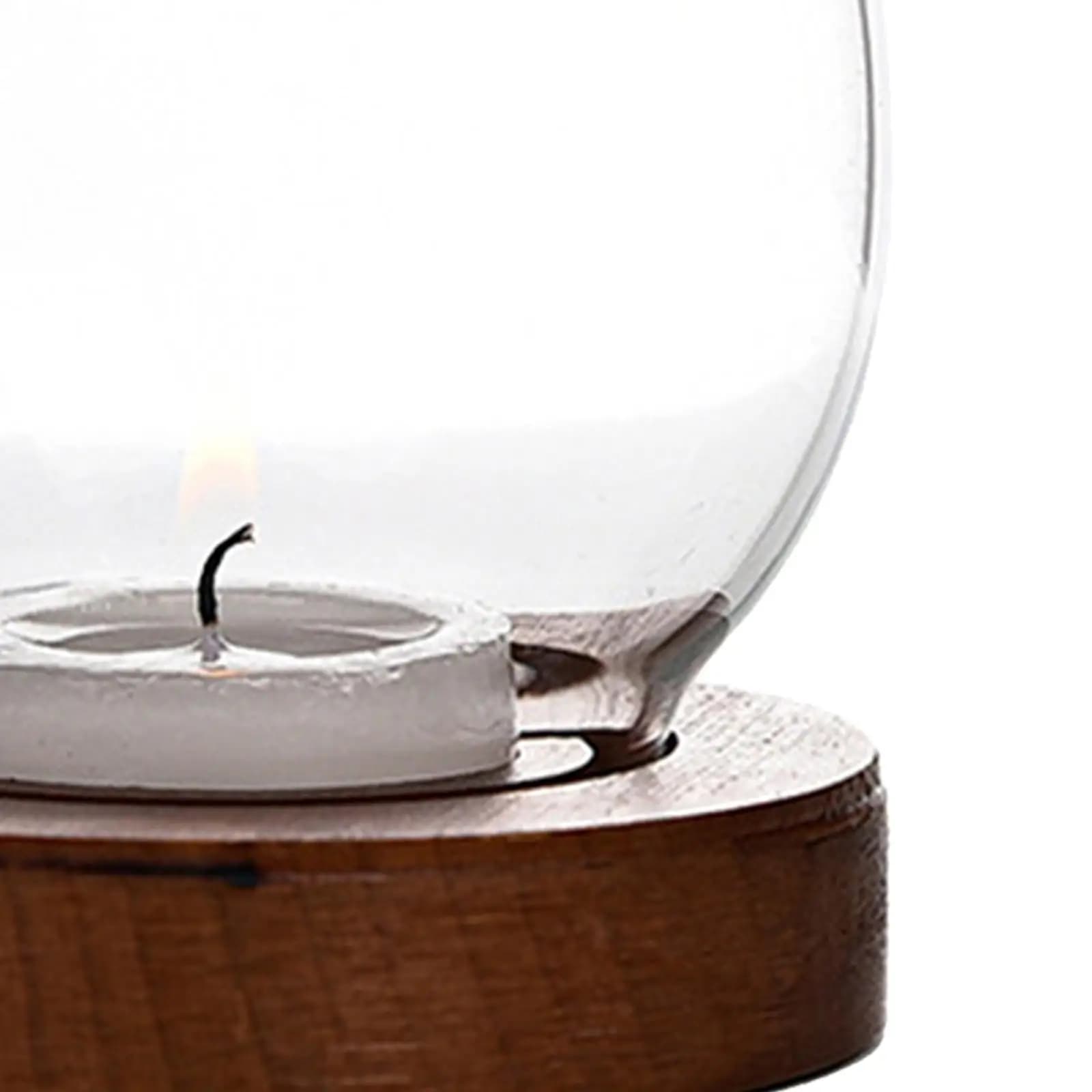 Portacandele in Vetro, Porta Tealight Europeo Antivento, Ciotola in Vetro per Candele Votive, per Ufficio, Bar, Ornamento, Sala da Pranzo