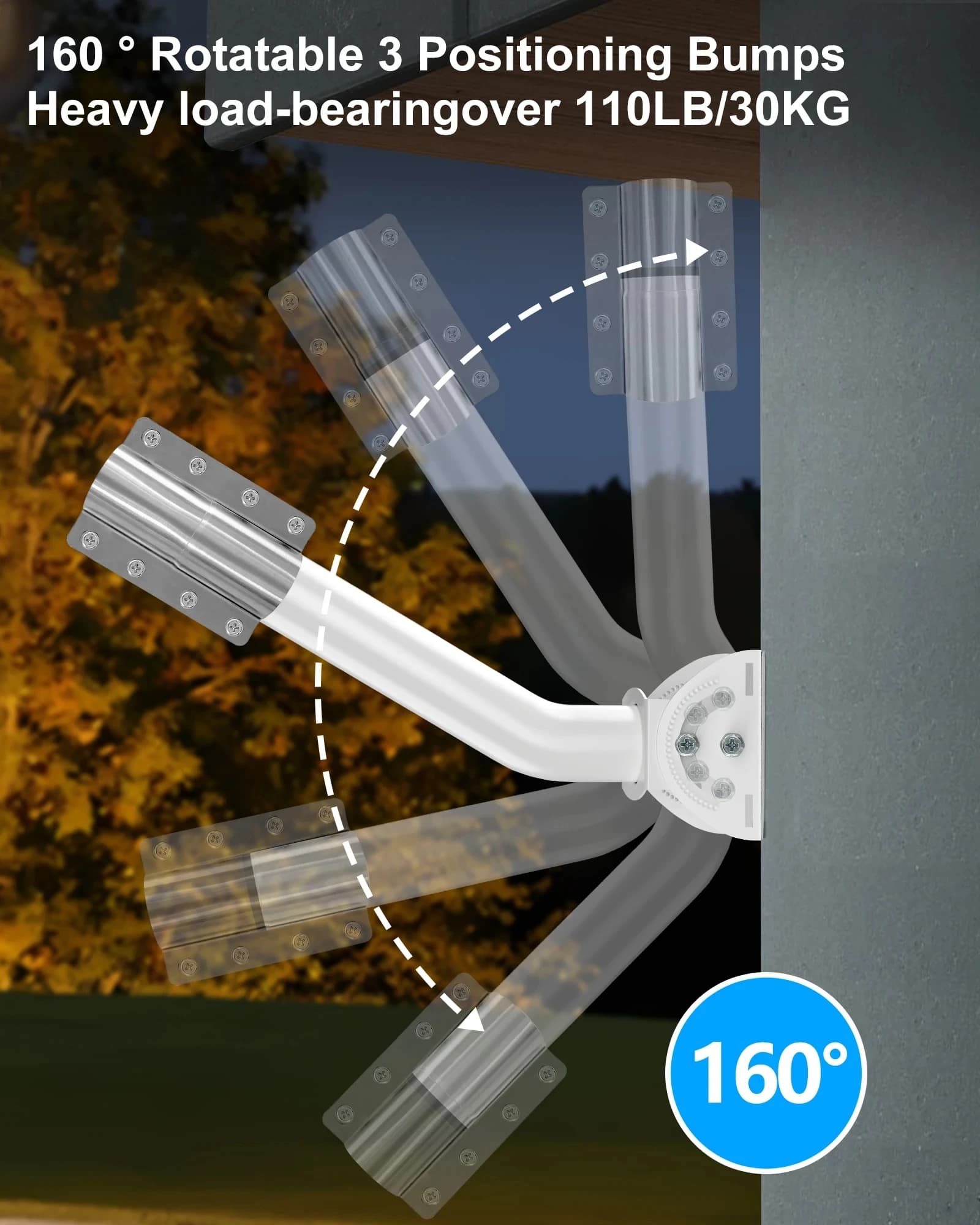 Kit di installazione J da parete per esterni per antenna TV, staffa per antenna, prolunga WiFi e catena a stella per punto di accesso AP CPE