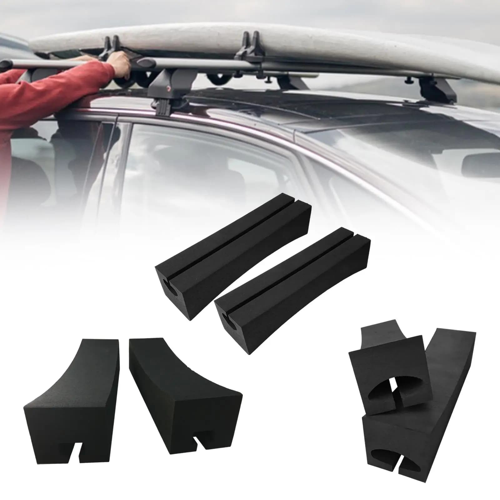 Kit Versatile per Portapacchi Auto, Tappetino Morbido per Accessori Kayak e Organizzazione Bagagli Nautici