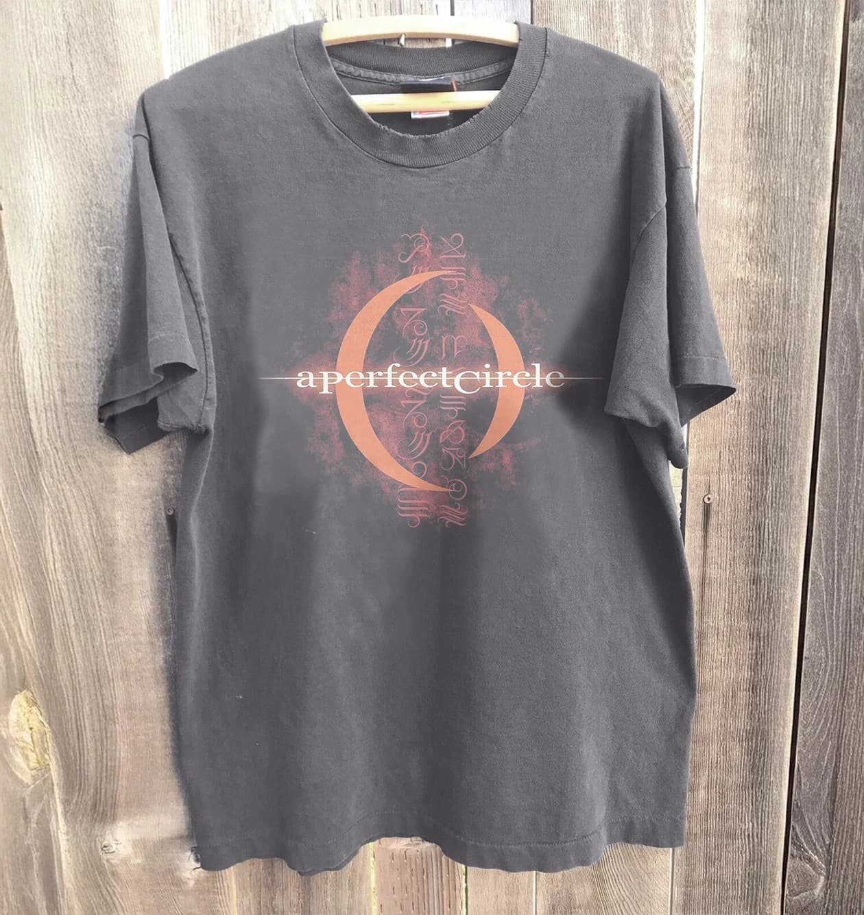 A Perfect Circle Rock Band Black Unisex T-Shirt Charcoal Harajuku Mens T Shirts