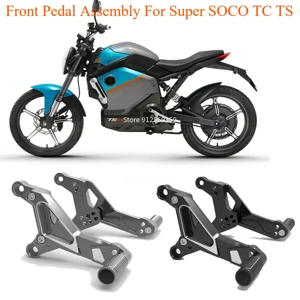 Accessori per Moto, Supporto per Poggiapiedi, Gruppo Pedale Anteriore per Super SOCO TC TS
