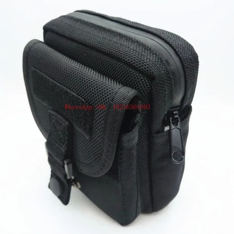 Borsa da Lavoro Nera, Set di Otto Pezzi, Cintura, Portaoggetti da Cintura, Borsa Porta Documenti, Kit di Pronto Soccorso
