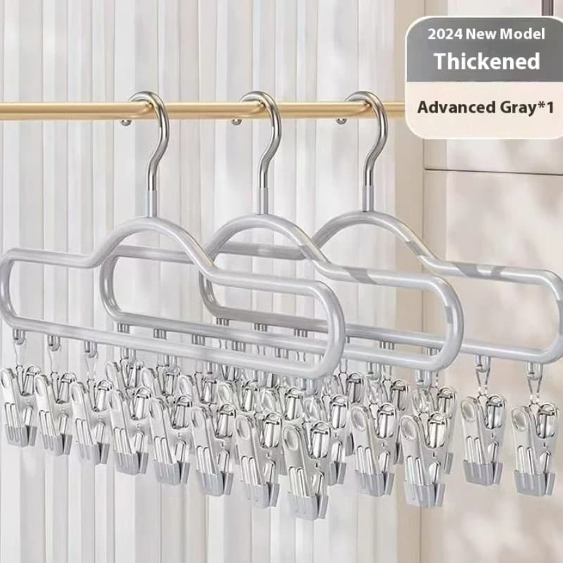 Gancio per stendibiancheria per calzini con clip, molletta per biancheria intima multi-clip per appendere biancheria intima fresca Artefatto per asciugare calzini multifunzionale