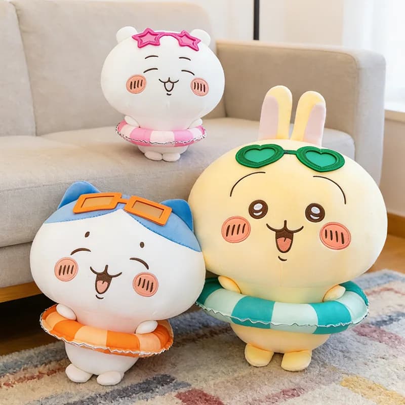 New 25-45Cm Chiikawa Usagi Hachiware Doll Soft High Quality Anime Cartoon Throw Pillow Cute Home Room Decoration Holiday Gift
