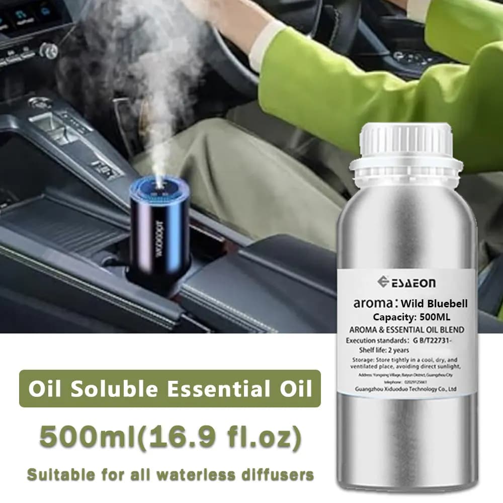 ESAEON 500ml (16.9 fl.oz) Olio Essenziale di Campanula Selvatica/Legno di Pino - Olio Profumato per Diffusore, per Macchina Aromatica