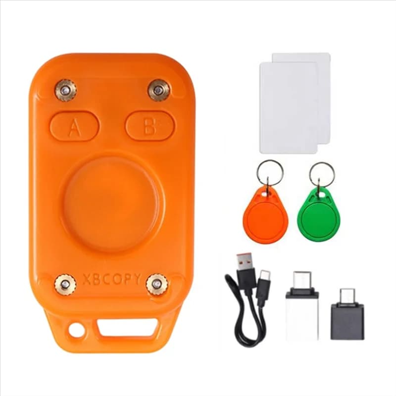 B48A Chameleon V2.0 RFID Ripart Emulatore Duplicatore NFC + 2Xuid Portachiavi 2Xuid Card Decoder Lettore di chip intelligente 125Khz 13,56Mhz