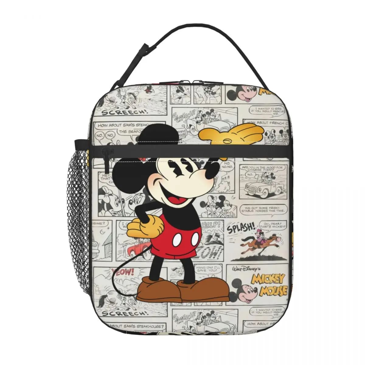 Borsa Termica Personalizzata di Topolino per Donne, Contenitore Isolato per Pranzo a Scuola