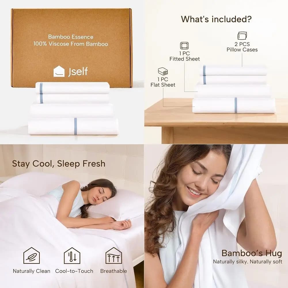 by Frette Percale Standard Bed Bundle King Luxury AllWhite Bedding Bundle Includes Pillowcases, Fitted Sheet, and Duvet Cover