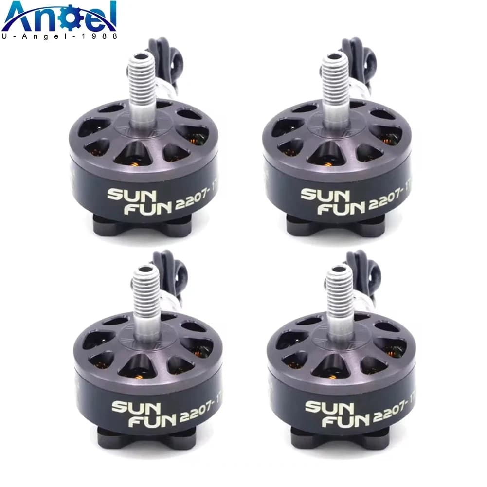 4 pz/lotto SUN FUN 2207 1750KV 2450KV 2750KV CW Thread FPV Racing motore Brushless per RC Drone Quadcopter pezzi di ricambio